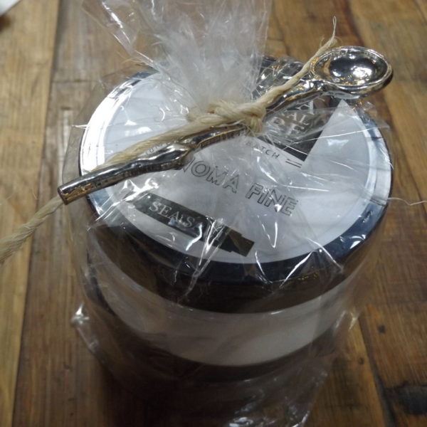 SEA SALT GIFT PACK WITH PEWTER SPOON